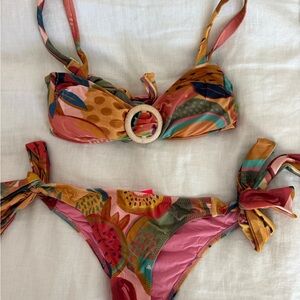 FARM Rio x Anthropologie summer salad Bikini Set